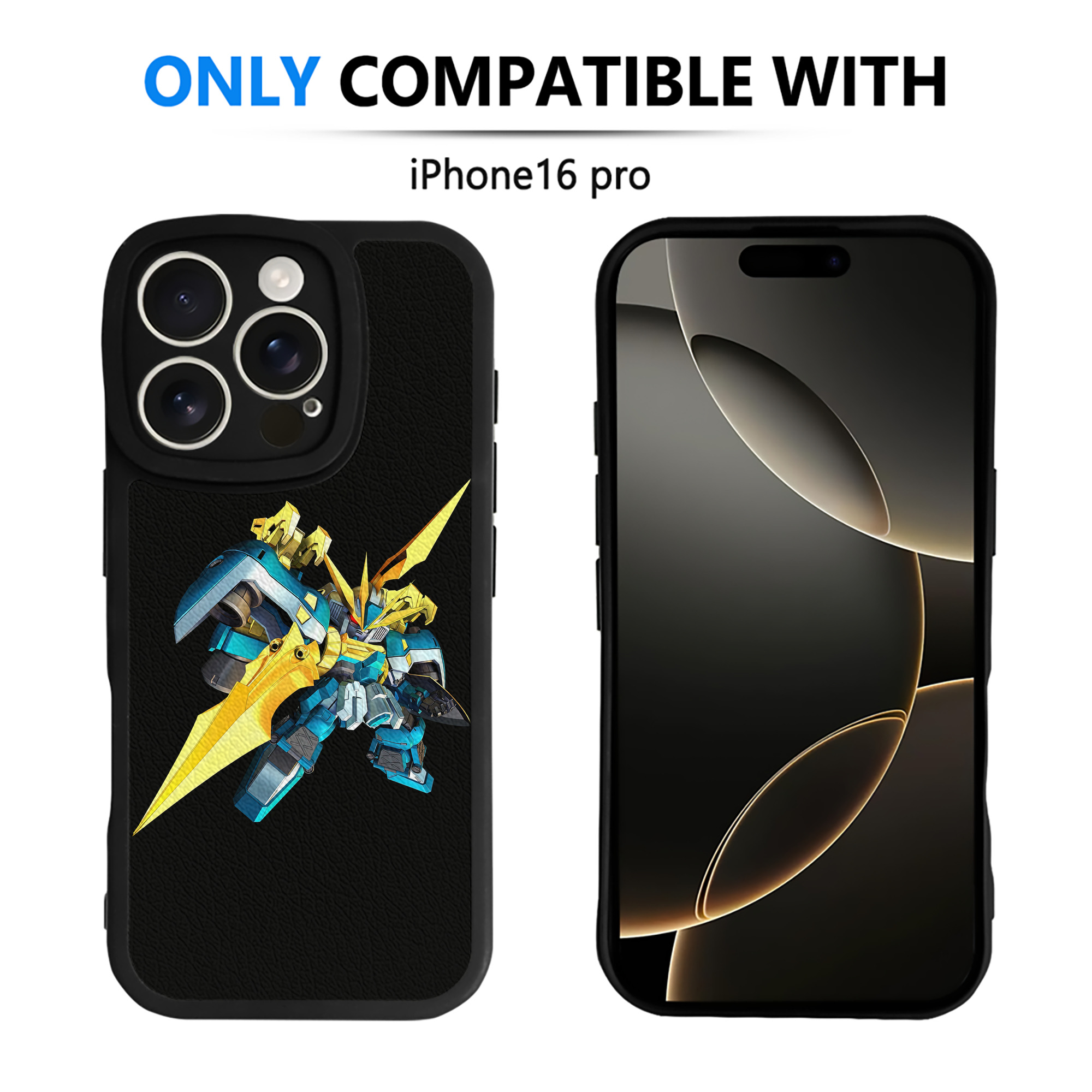 （画像用） 機動戦士ガンダム Mobile Suit Gundam 【iPhone 16シリーズ対応】シリコンスマホケース（レザー調） 材質：シリコン
